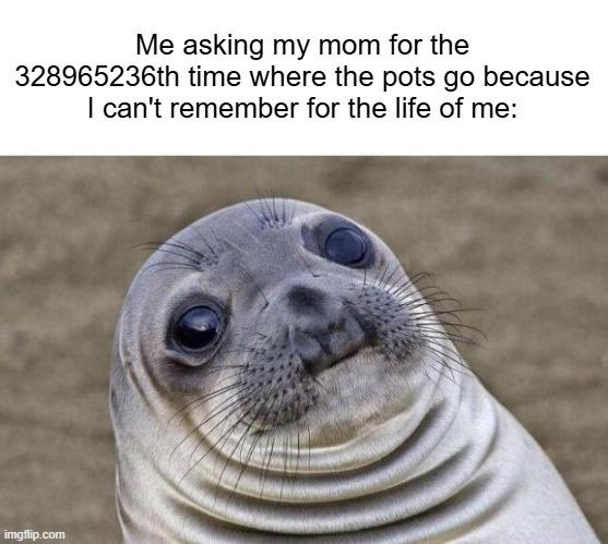 Awkward Moment Seal meme example 2