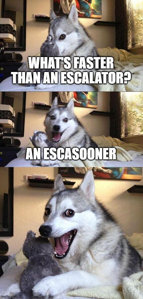 Bad Pun Dog meme example 3