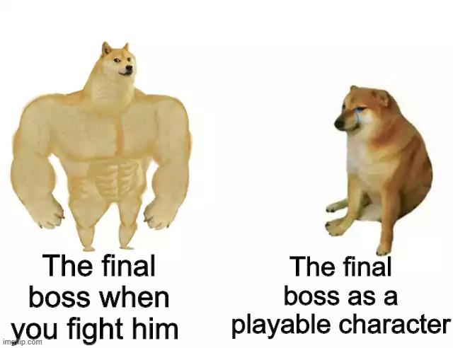 Buff Doge vs Cheems meme example 1
