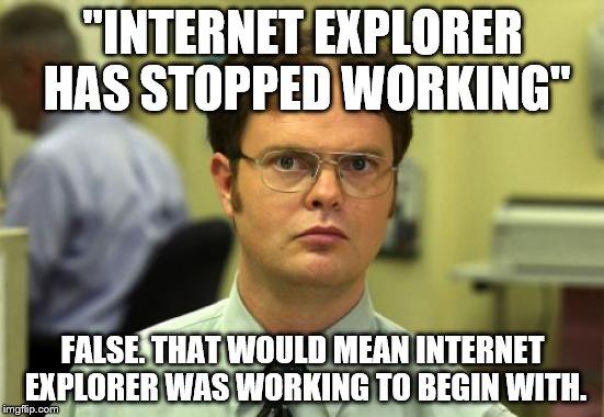 Dwight Schrute False meme example 1