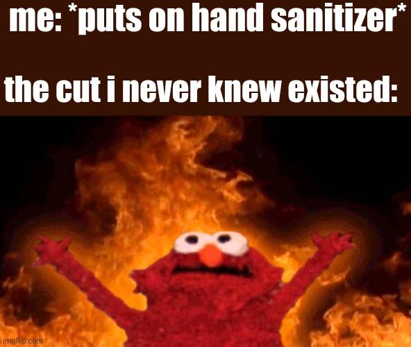 Elmo Fire meme example 3