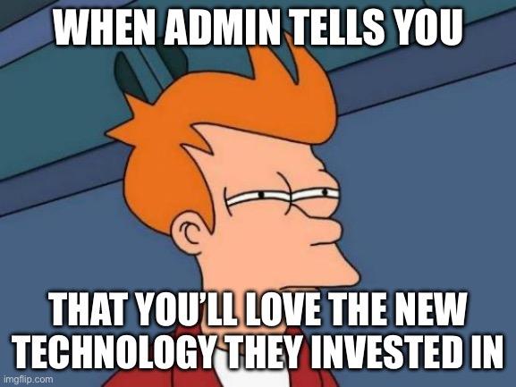 Futurama Fry Not Sure meme example 2