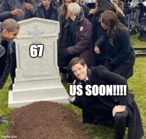 Grant Gustin Over Grave meme example 2