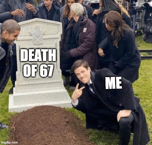 Grant Gustin Over Grave meme example 3