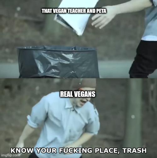 Know Your Place, Trash meme example 1