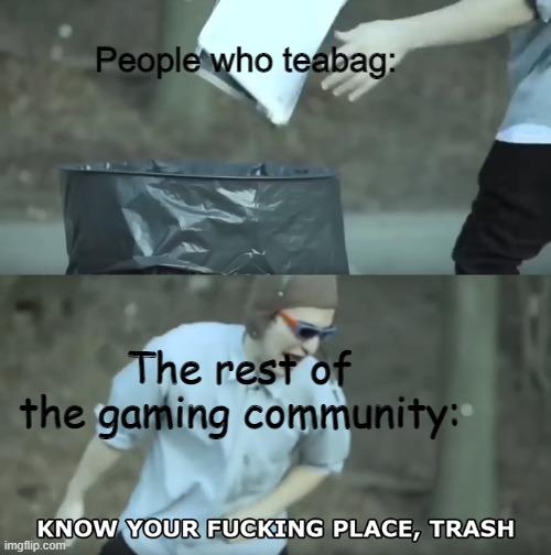 Know Your Place, Trash meme example 2