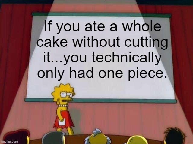 Lisa Simpson's Presentation meme example 1