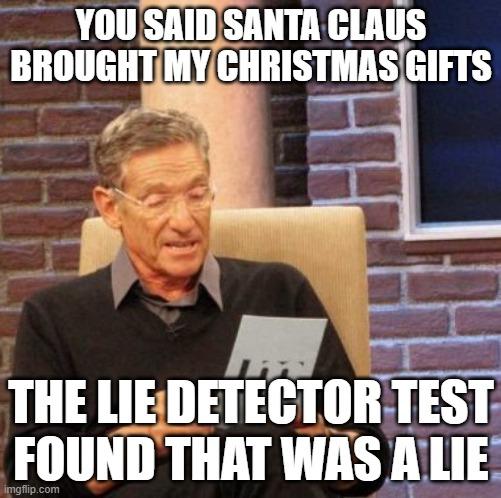 Maury Lie Detector meme example 2