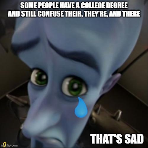 Megamind Peeking meme example 1