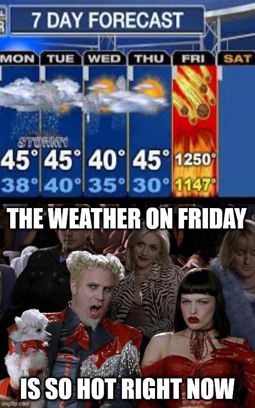 Mugatu So Hot Right Now meme example 1