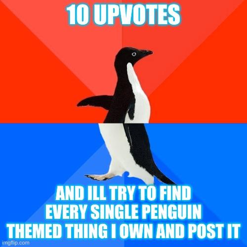 Socially Awesome Awkward Penguin meme example 2