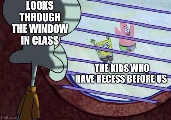Squidward Window meme example 3