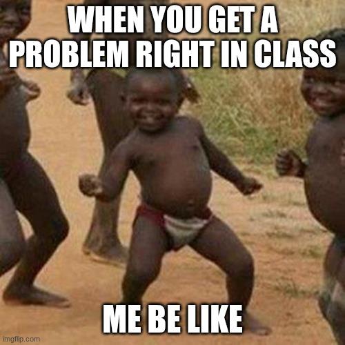 Third World Success Kid meme example 2