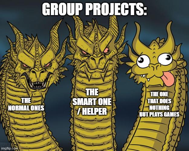 Three-Headed Dragon meme example 2