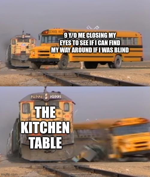 A Train Hitting a School Bus meme example 3