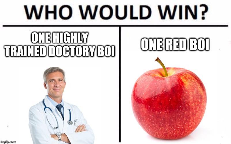 Who Would Win? meme example 1