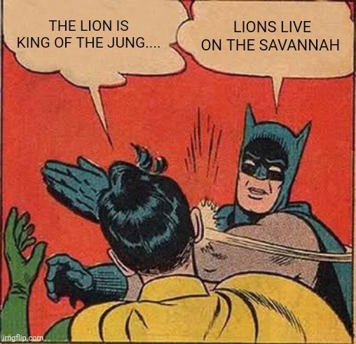 Batman Slapping Robin meme example 1