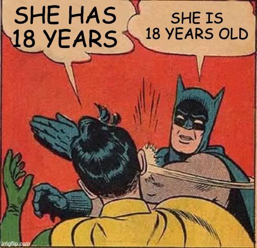 Batman Slapping Robin meme example 2