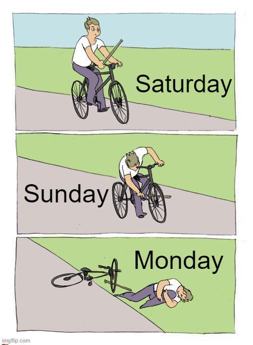 Bike Fall meme example 1