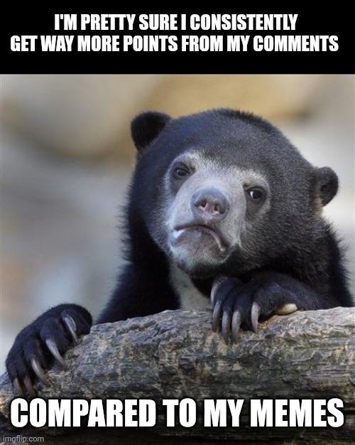Confession Bear meme example 2