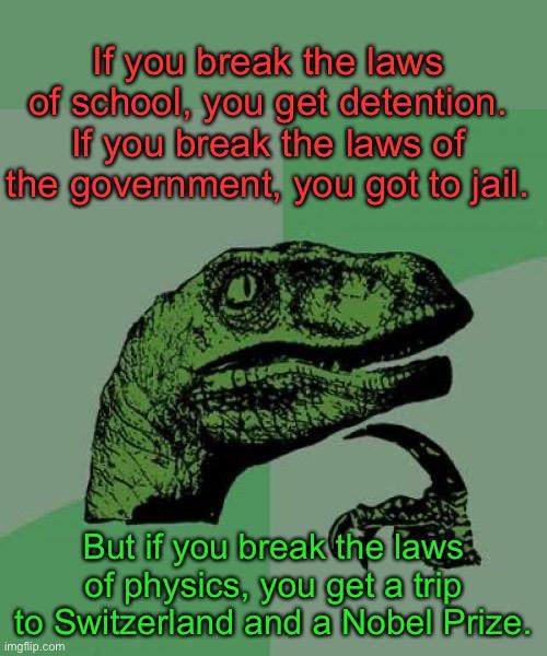 Philosoraptor meme example 1