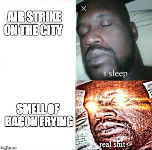Sleeping Shaq meme example 1