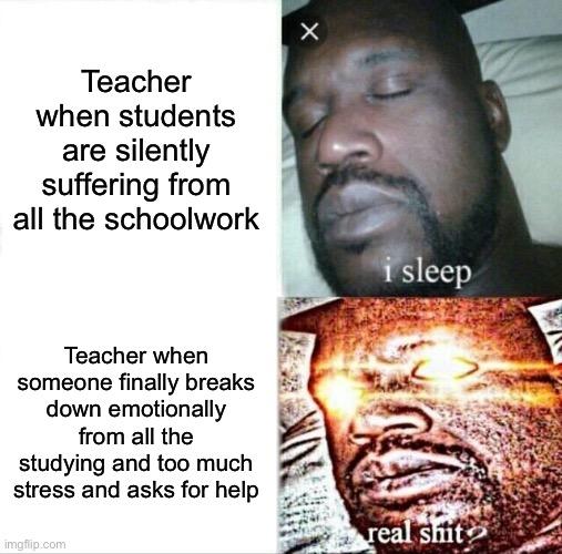 Sleeping Shaq meme example 3