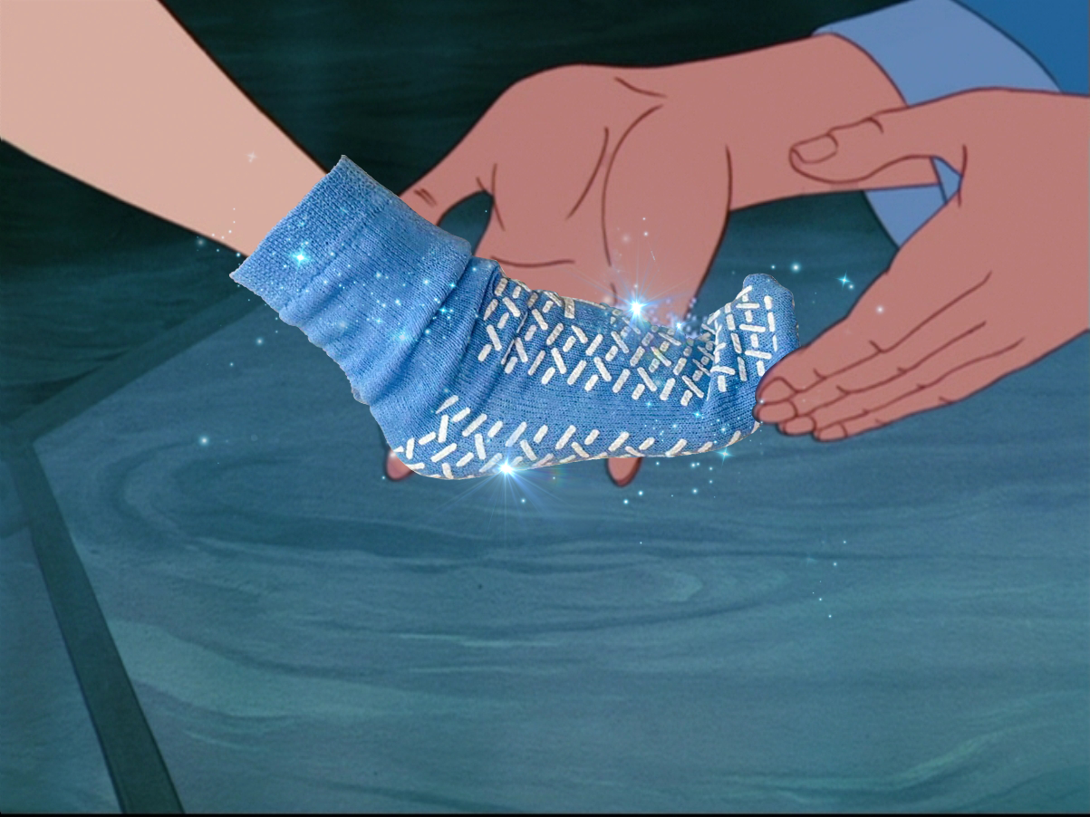 Cinderella's Grippy Socks