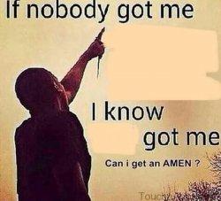 If Nobody Got Me Blank