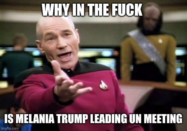 Melania is leading UN meetings now?