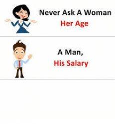 Never Ask A Woman Her Age
