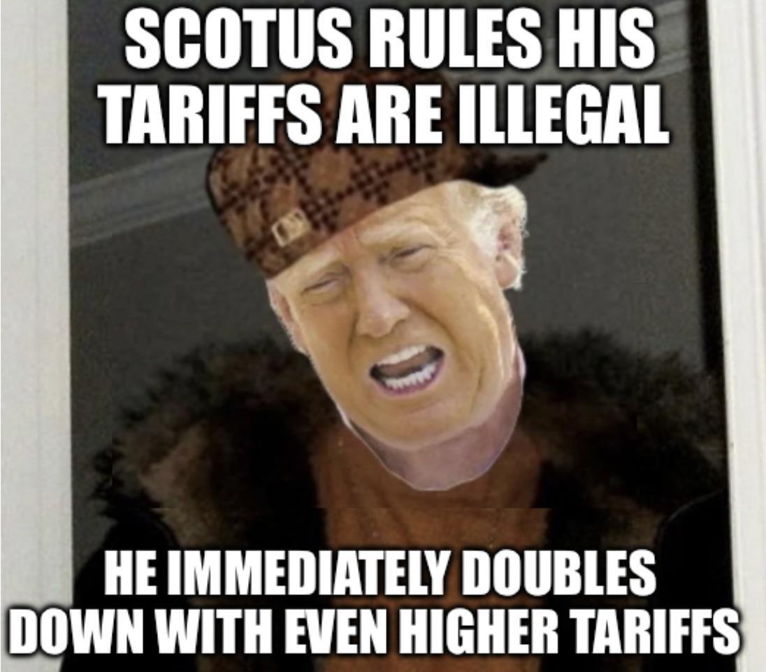 The Petulant Pedophile has another tariff tantrum