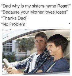 Why Is My Sisters Name Rose