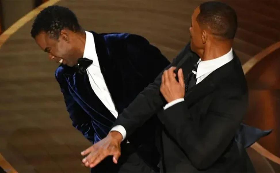 Will Smith Slapping Chris Rock