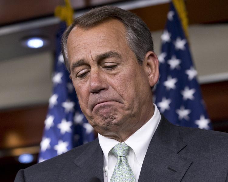 Sad John Boehner