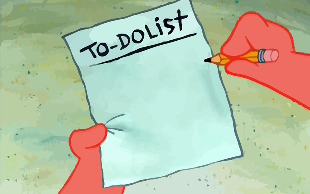 Patrick To Do List